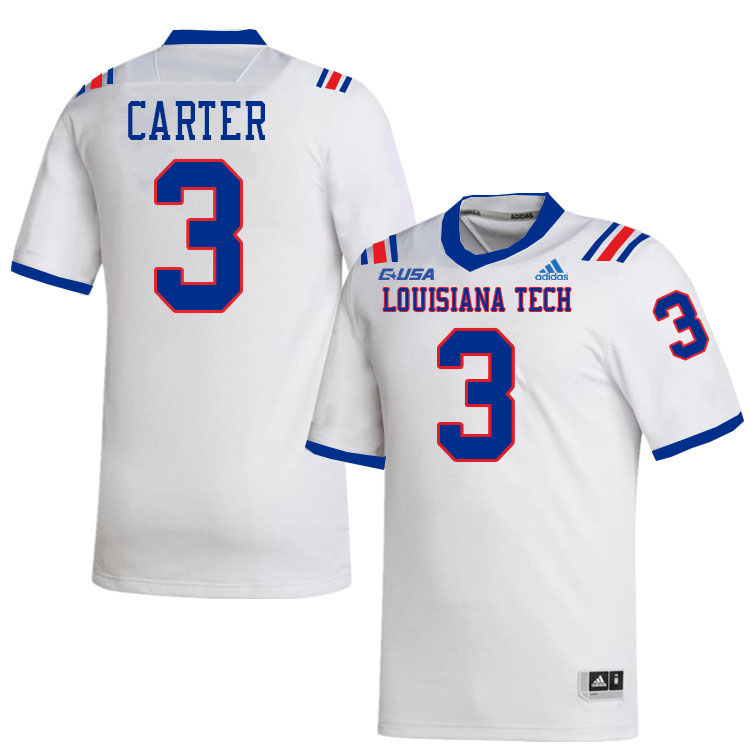 Kameron Carter Louisiana Tech Jersey,LA Tech Bulldogs Football Jerseys,Uniforms,Gears-White